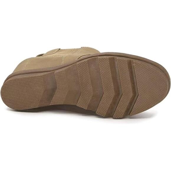 Women's Wedge Boots Comfortable Ankle Wedge Booties - Picture 4 of 7